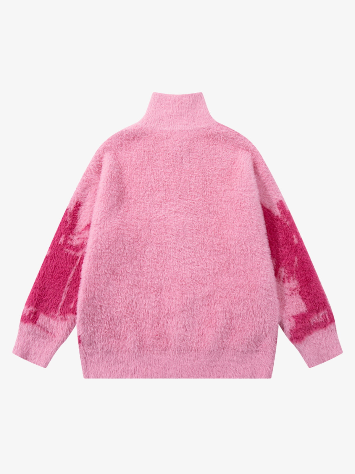 Street Subculture Angel Jacquard Cardigan Sweater