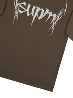 SUPM Gothic Sharp Letter Graphic T-Shirt
