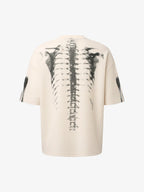 X-Ray Skeleton Graphic Waffle T-Shirt