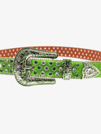 Punk High-End Diamond-Studded Street Hip-Hop Belt