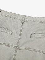 Patchwork Multi-Pocket Workwear Casual Machete Pants