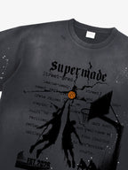 precipice Basketball Illustration Street Graphic T-Shirt