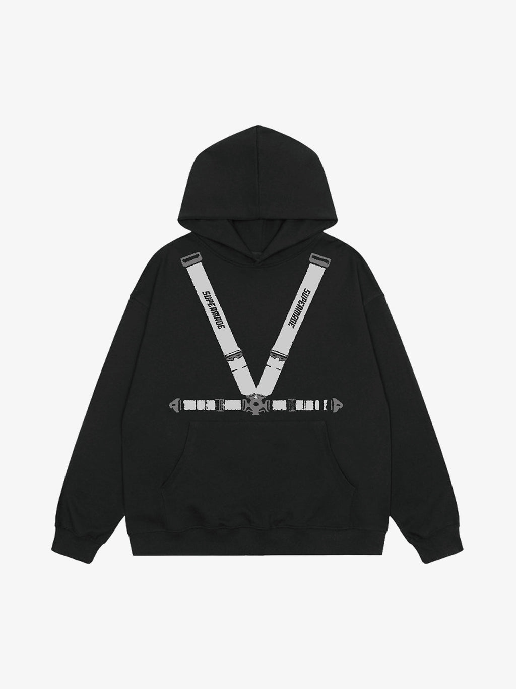 Racing Seat Belt Design Hoodie