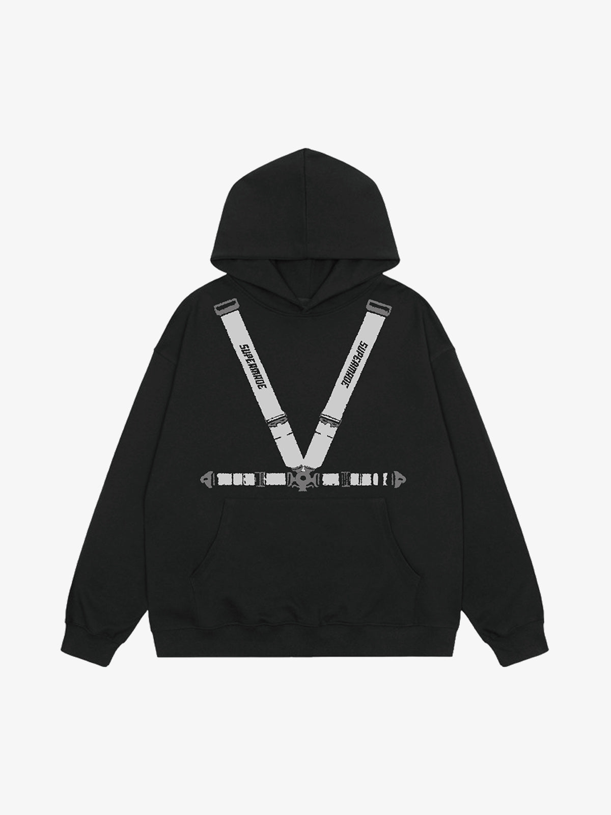Racing Seat Belt Design Hoodie