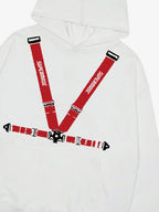 Racing Seat Belt Design Hoodie