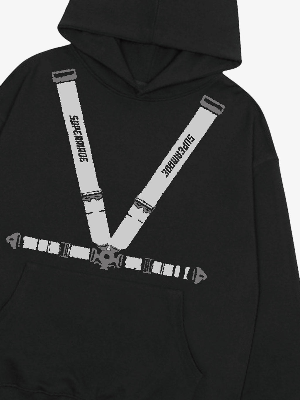 Racing Seat Belt Design Hoodie