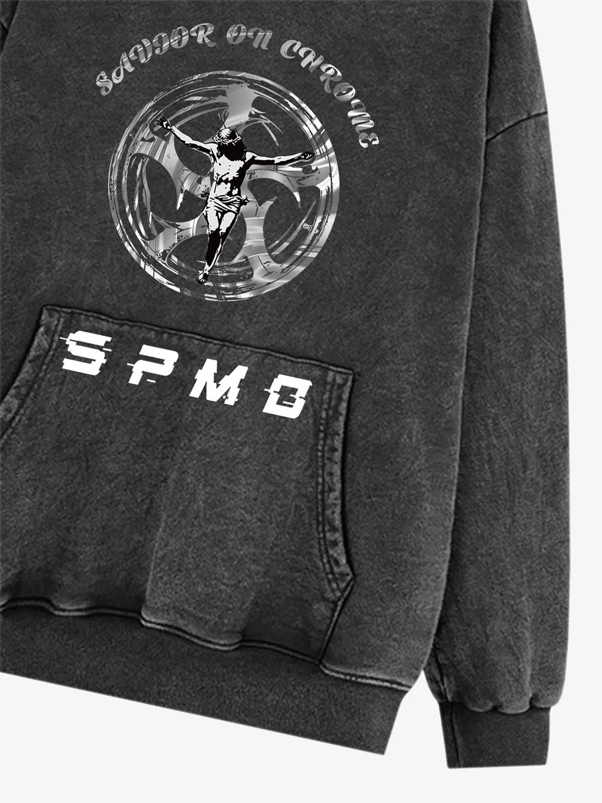 SAVIOR ON CHROME Graphic Hoodie