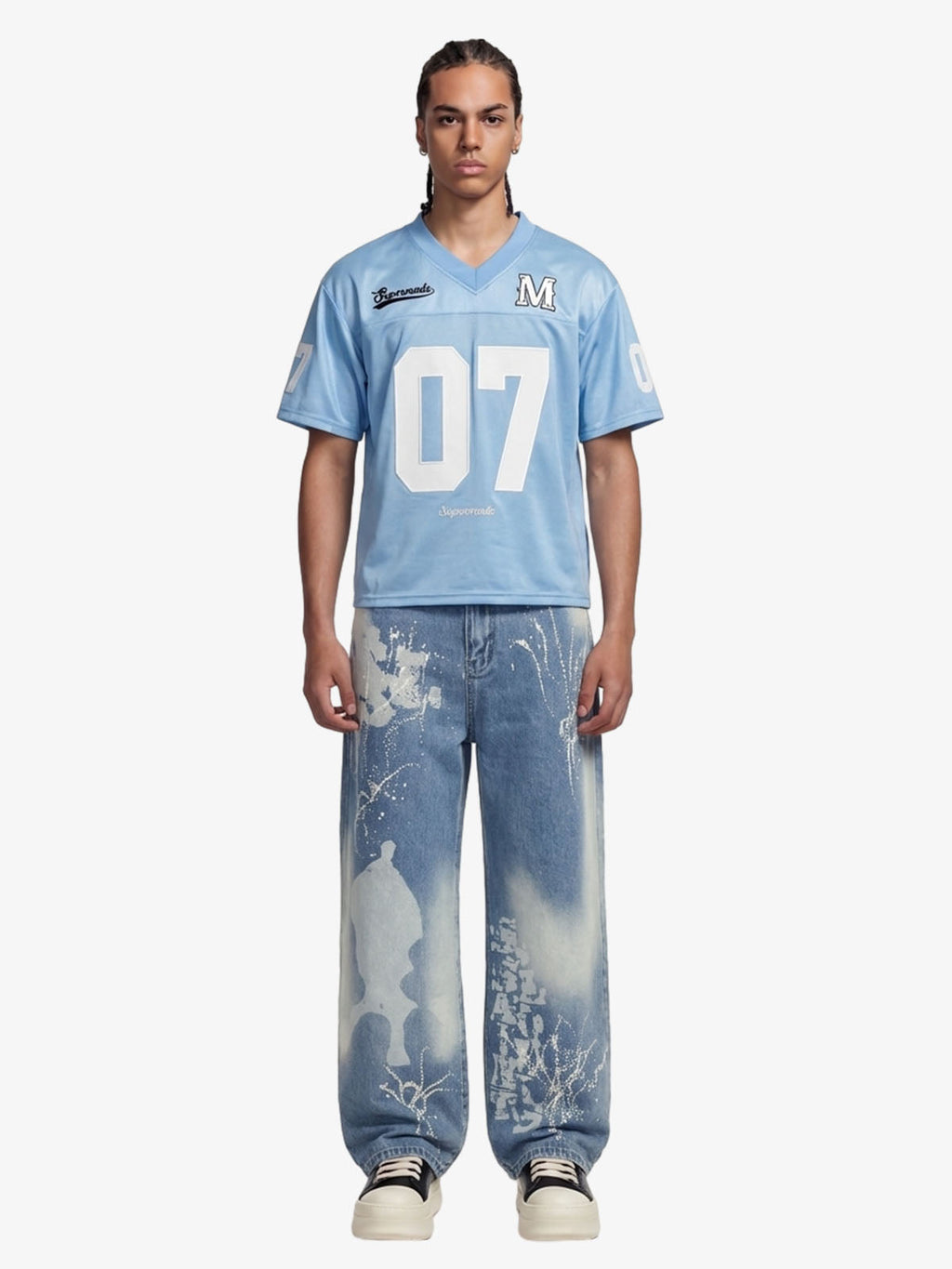 Jersey Loose Satin 06 Stitching Sports T-Shirt