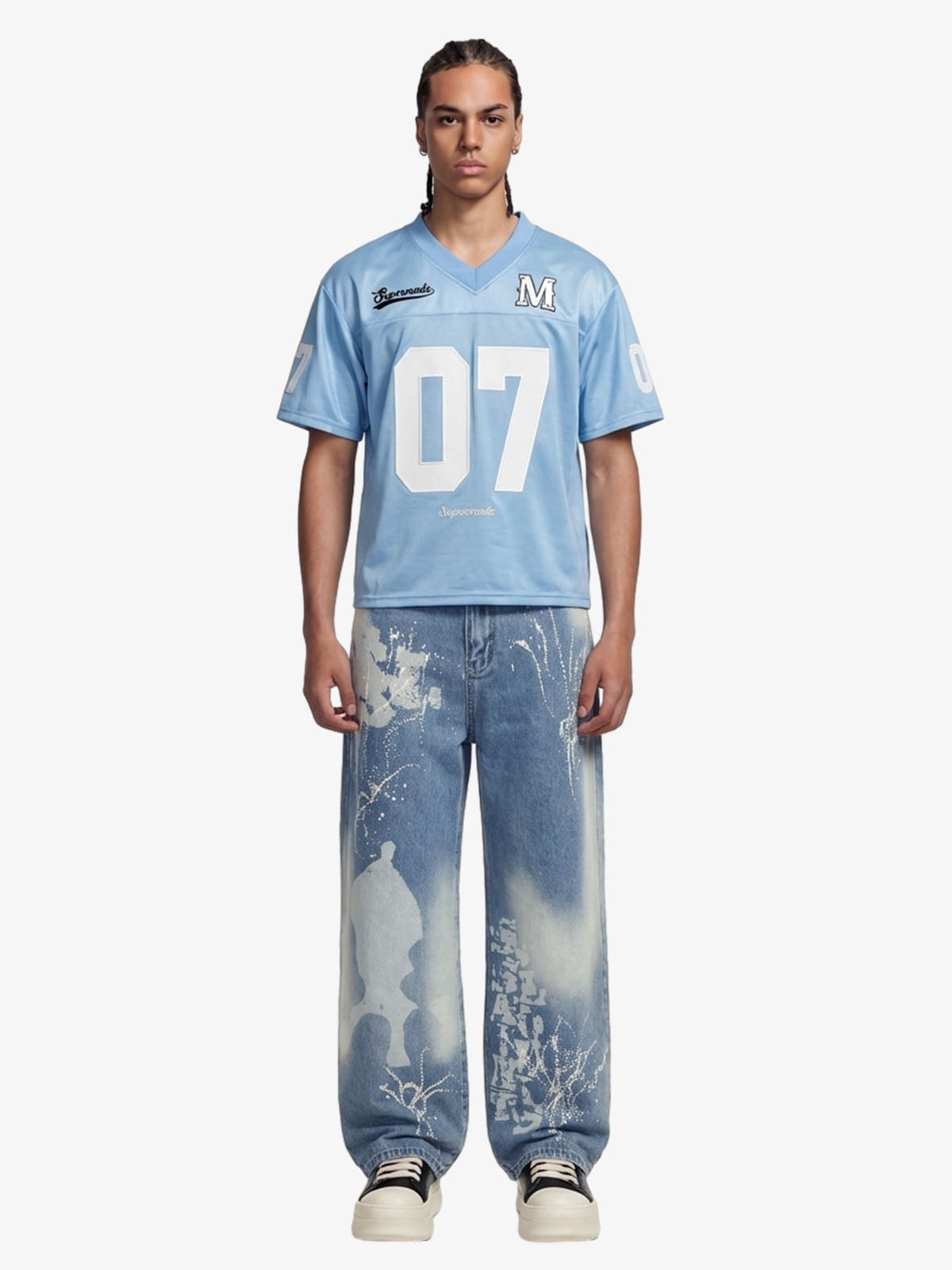 Jersey Loose Satin 06 Stitching Sports T-Shirt