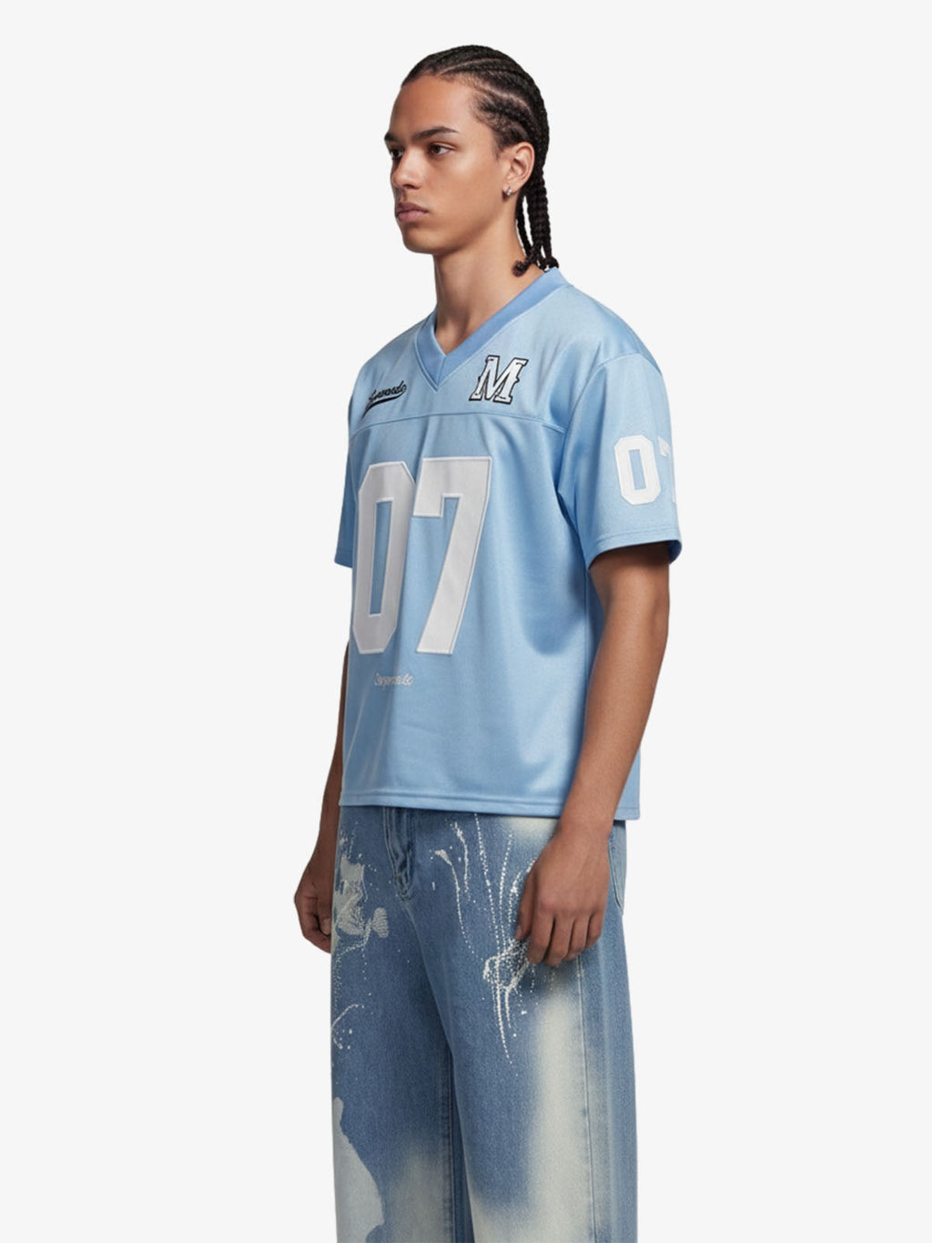 Jersey Loose Satin 06 Stitching Sports T-Shirt