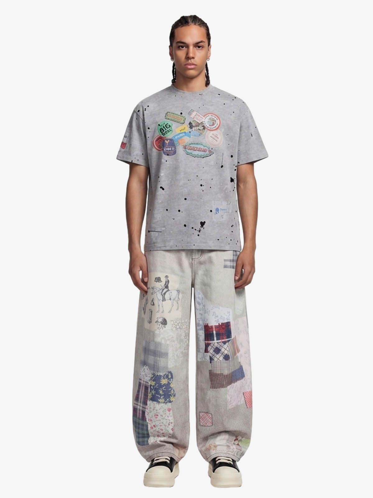Retro Ink Splash T-Shirt