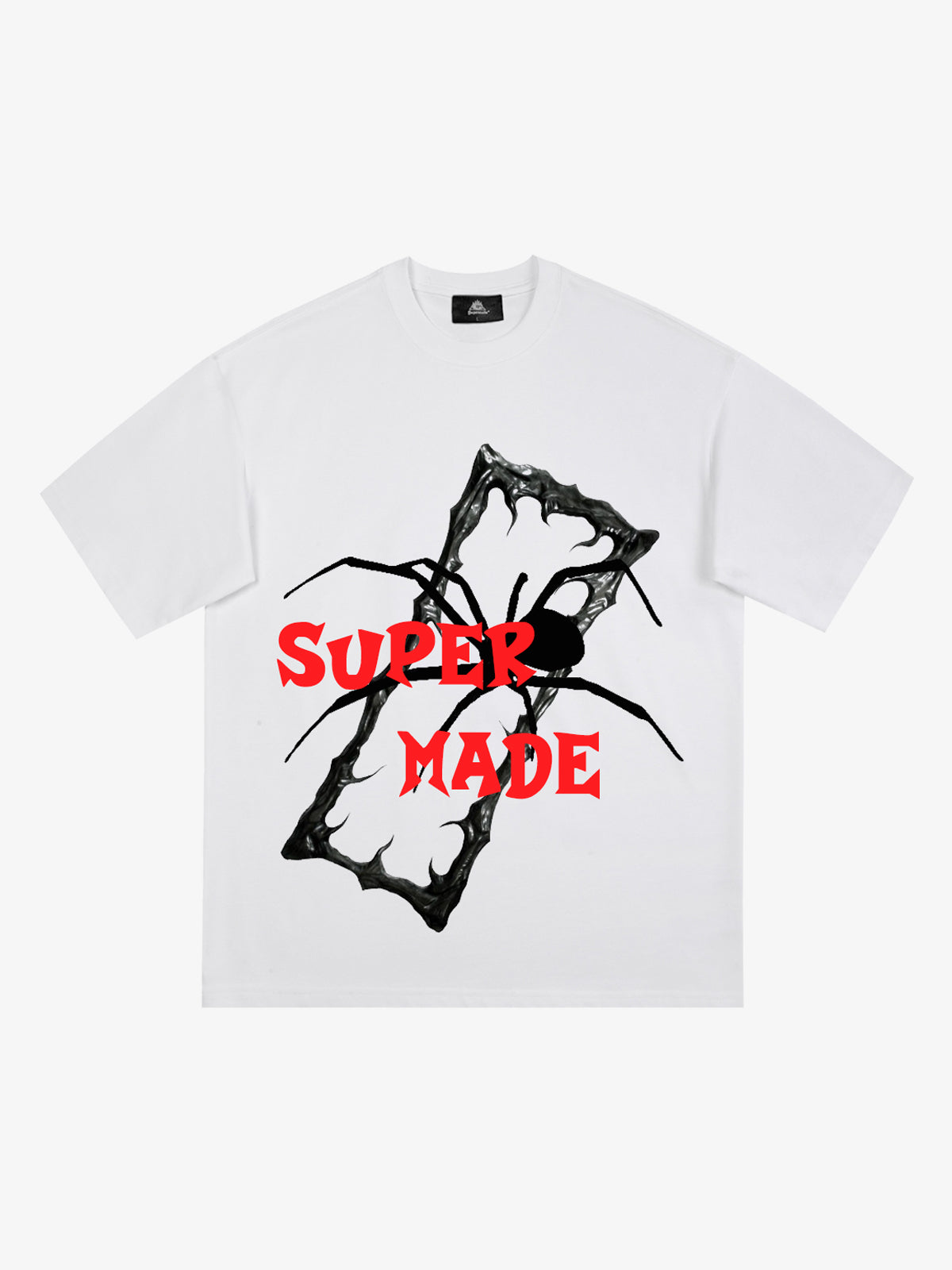 Gothic Spider Graphic T-Shirt