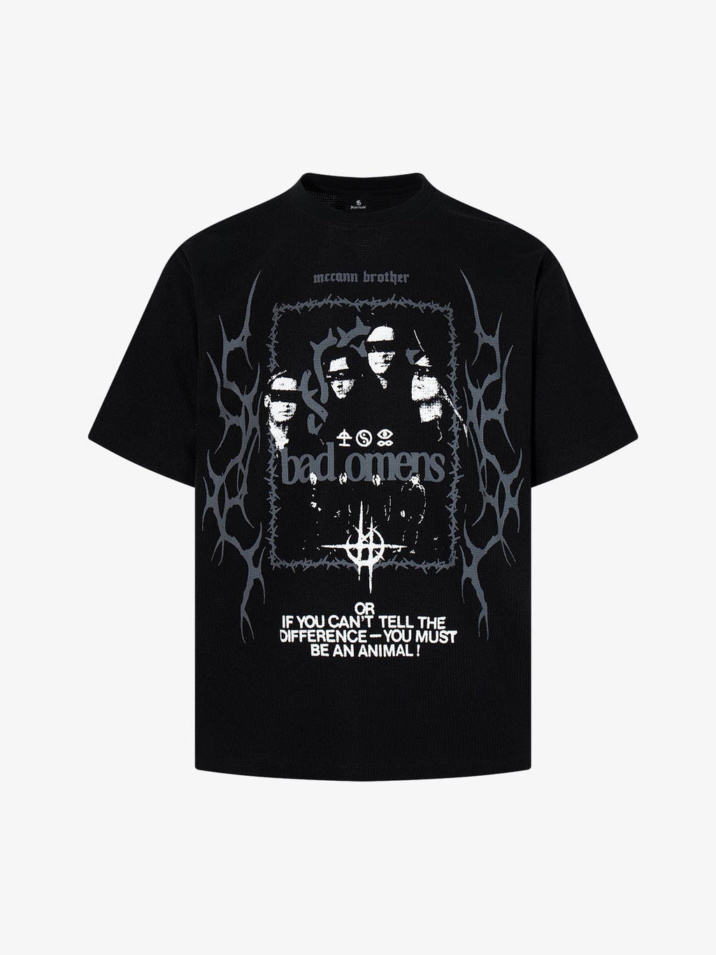 Blindfold Portrait Gothic Graphic T-Shirt
