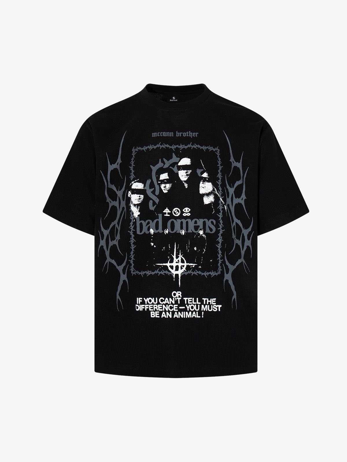 Blindfold Portrait Gothic Graphic T-Shirt