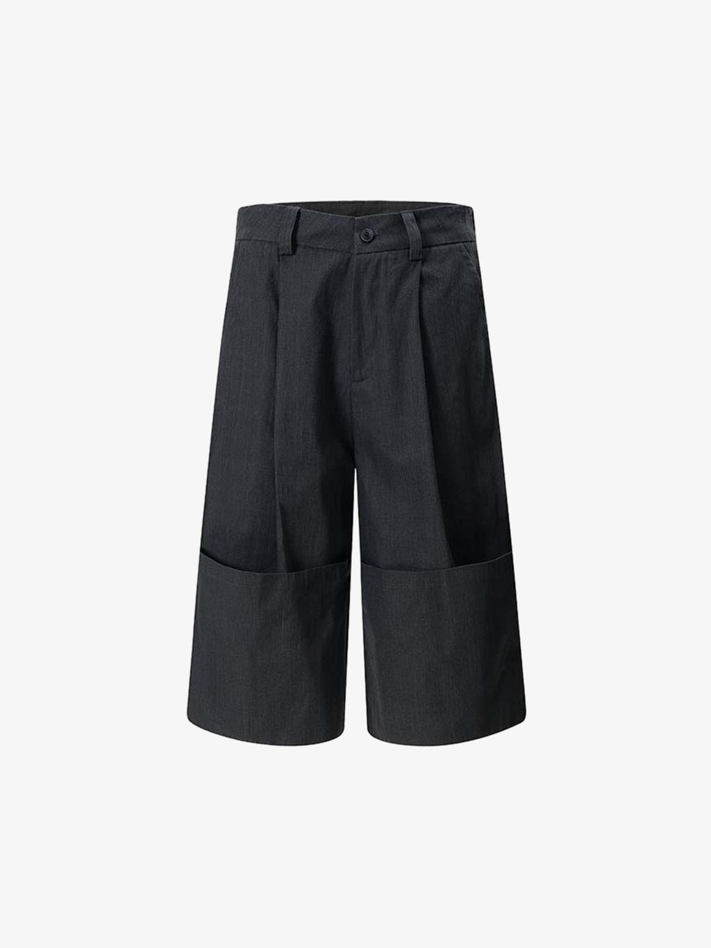 Pleated Wide Leg Jorts