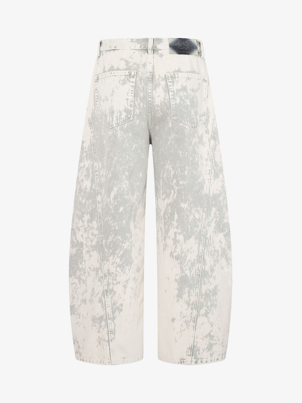 Paint Effect Denim Jeans