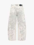 Paint Effect Denim Jeans