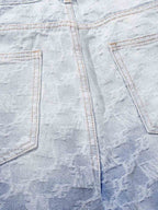 Gradient Wash Jacquard Denim Jeans