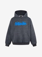 precipice Striped Terry Embroidery "Made" Hoodie