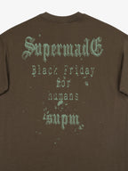 Gothic Skull Spiderweb Graphic T-Shirt