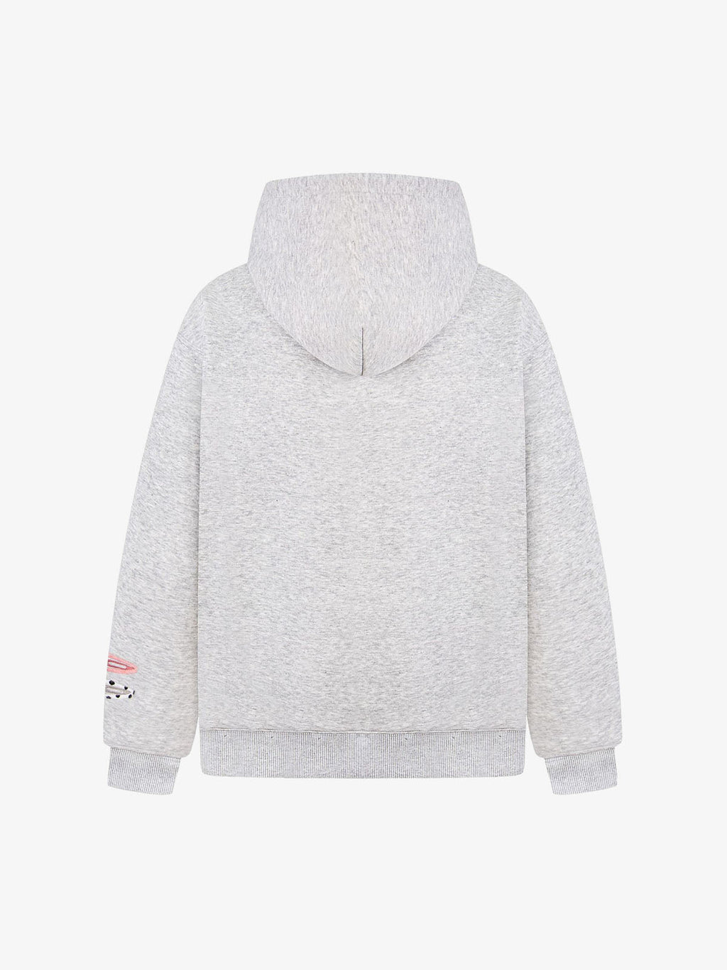 Detachable Hair Clip Decoration Zip Up Hoodie