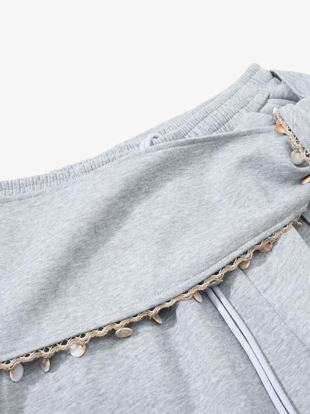 Street Detachable Flap Lace-up Jogger Pants