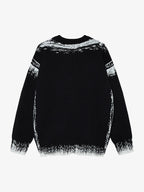 Retro Butterfly Gradient Knit Cardigan Sweater
