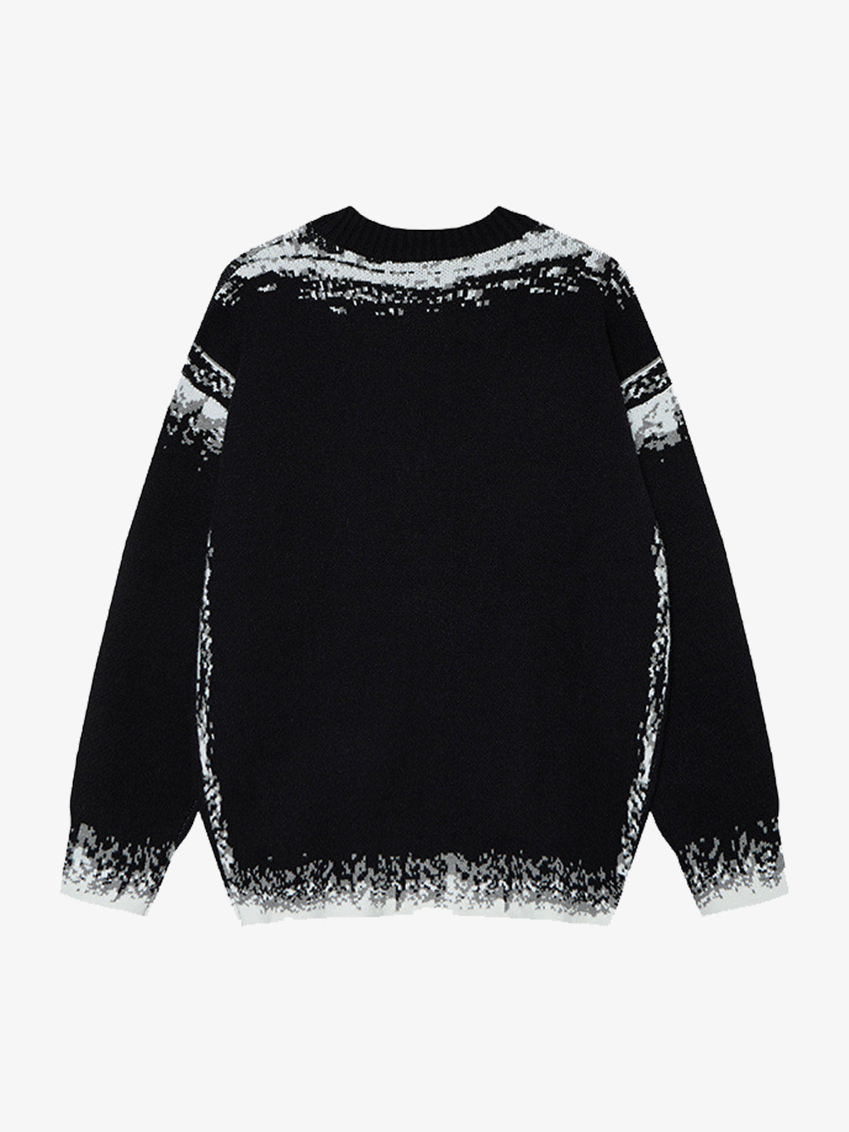 Retro Butterfly Gradient Knit Cardigan Sweater