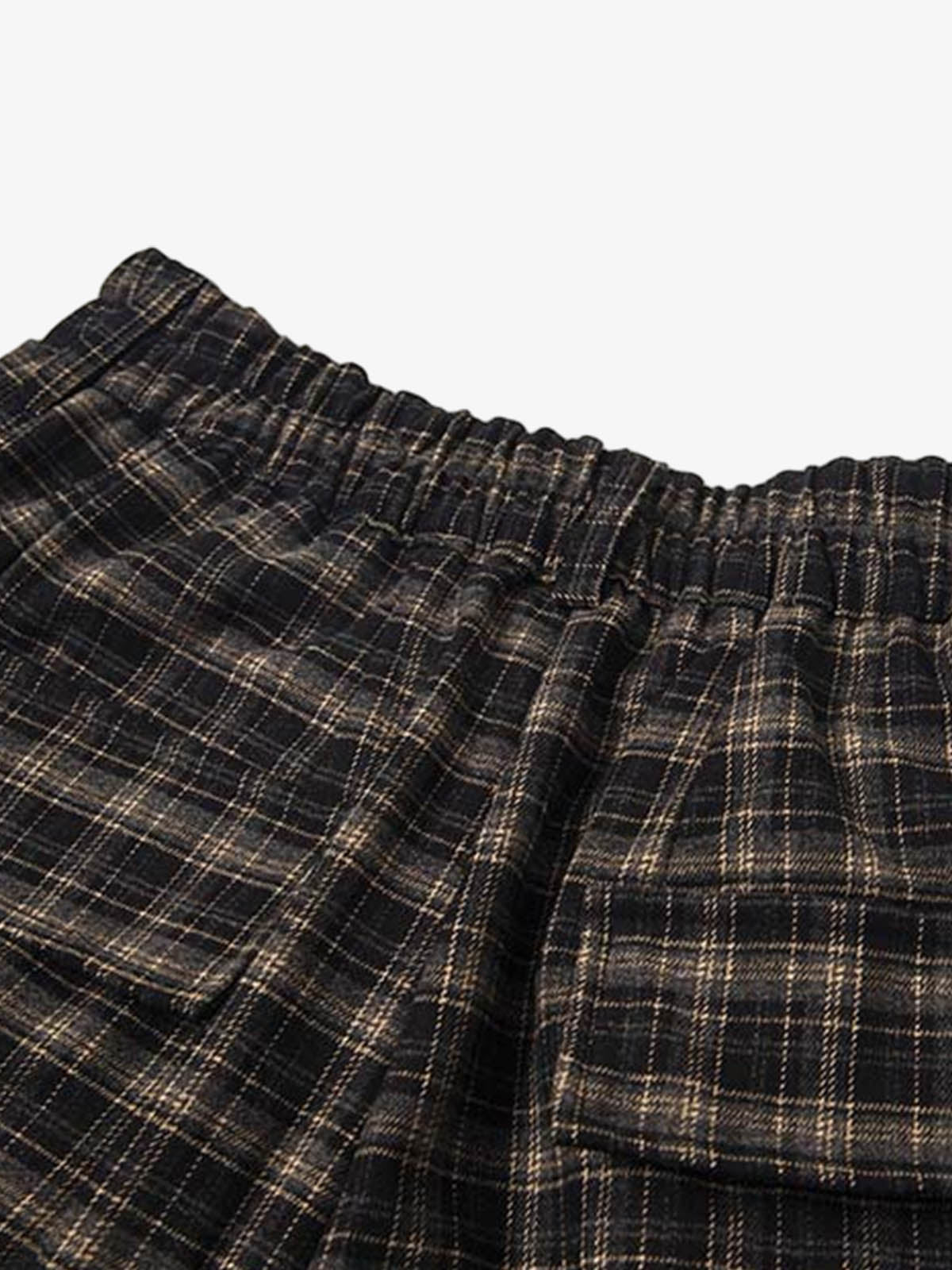 Plaid Cargo Pocket Jorts
