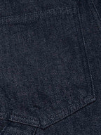 Pleated Panel Patchwork Denim Shorts