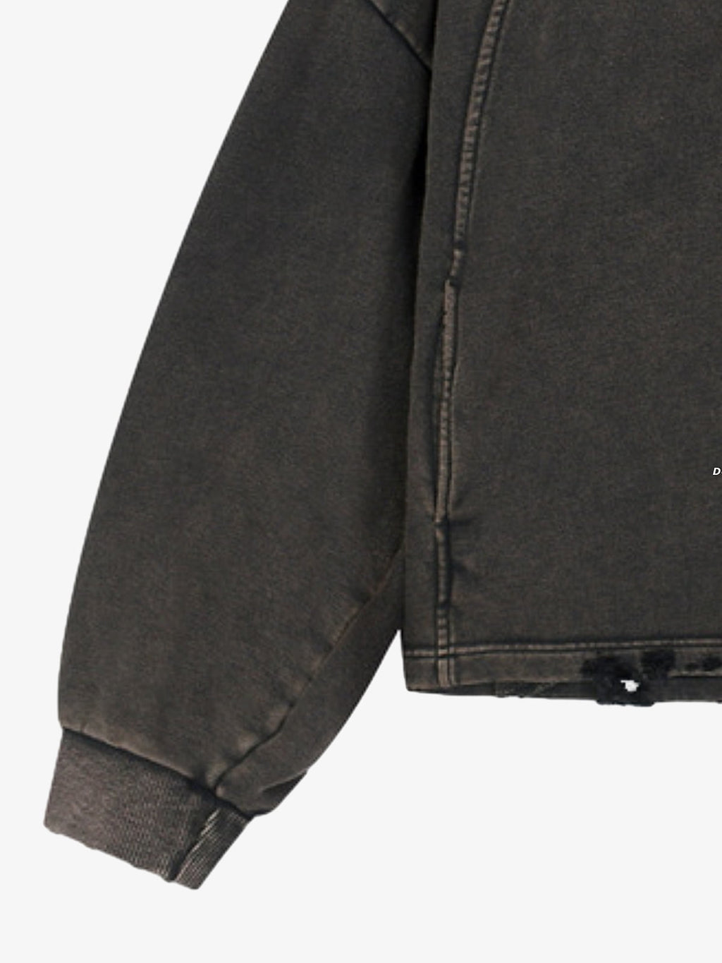 Vintage Washed Snake Staff Graphic Hoodie