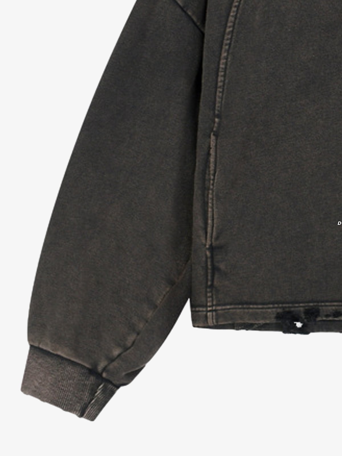 Vintage Washed Snake Staff Graphic Hoodie