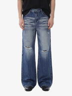 Denim Ripped Washed Distressed Jeans - 2503