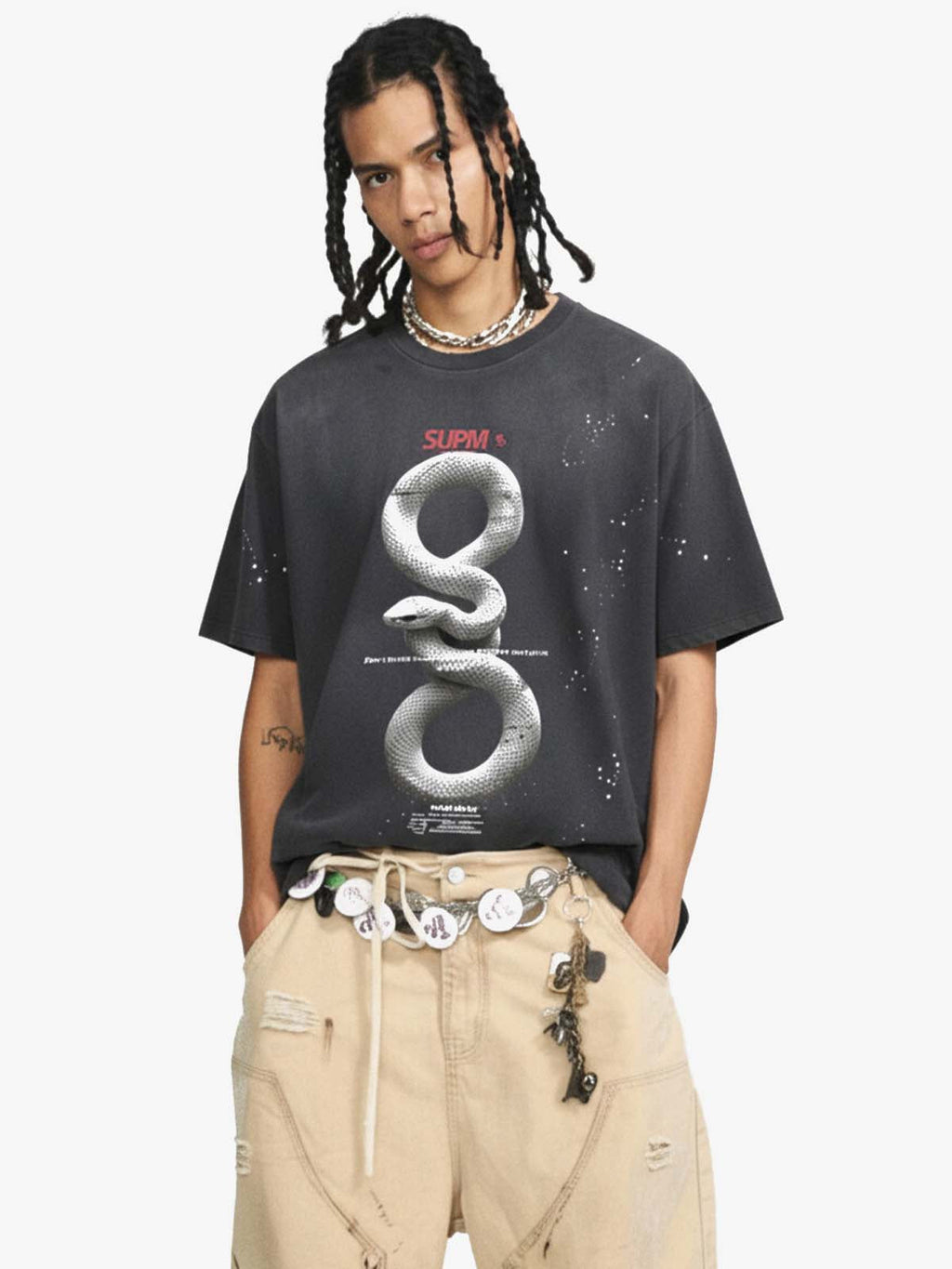 Realistic Snake Graphic T-Shirt