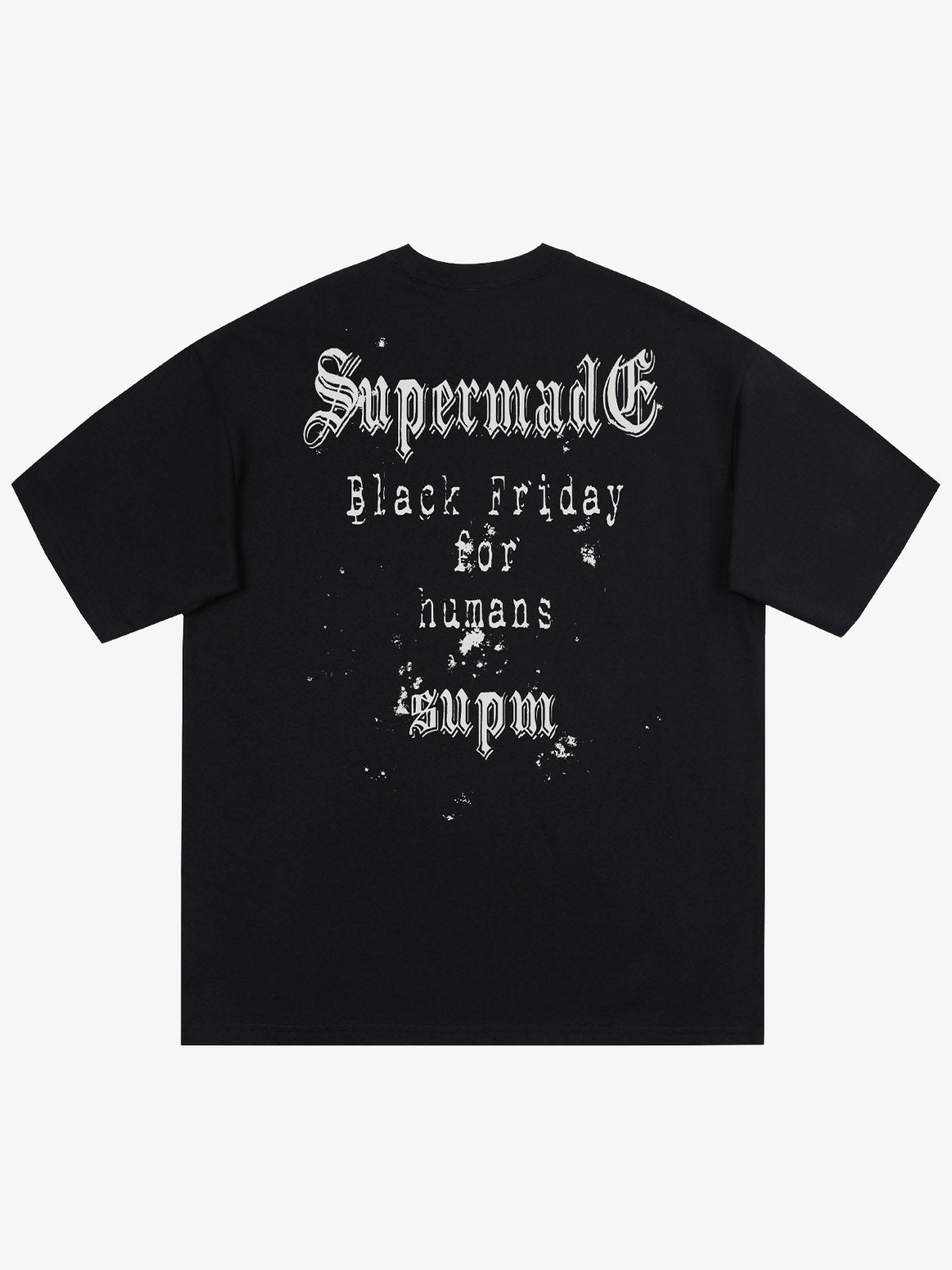 Gothic Skull Spiderweb Graphic T-Shirt