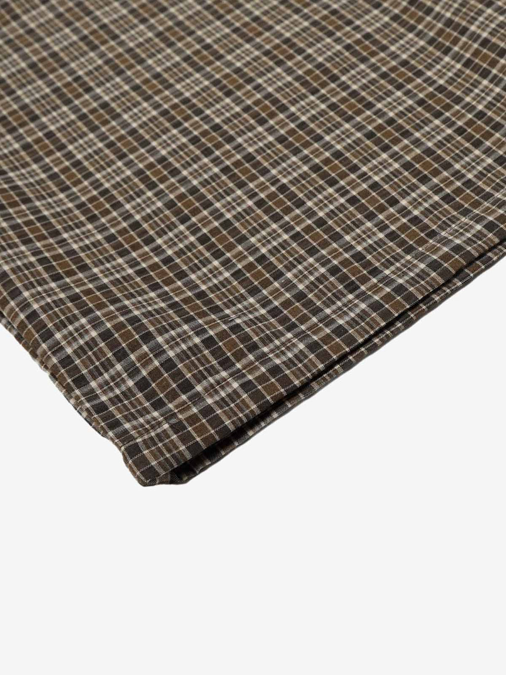 Vintage Plaid Pleated Wide Leg Pants