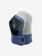 Retro Color-Block Chunky Knit Balaclava Hats
