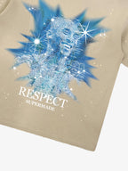 Nostalgic Starlight Basketball Legend Graphic Ink Splatter T-Shirt