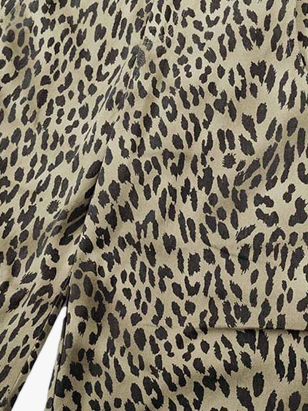Leopard Print Wide Leg Jorts
