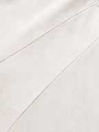 Suede Panel Raglan T-Shirt