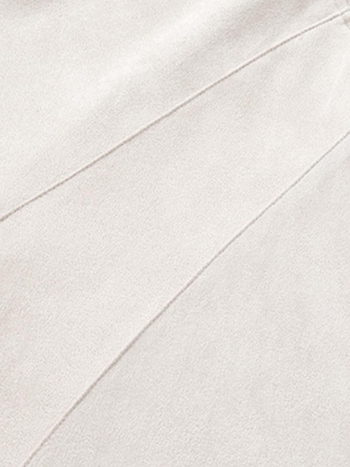 Suede Panel Raglan T-Shirt