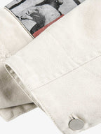 Street Washed Distressed Detroit Jacket