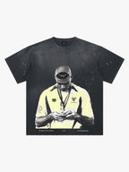 Vintage Soccer Figure Graphic T-Shirt