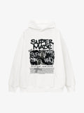 Trendy Retro Graffiti Character Hoodie