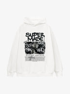 Trendy Retro Graffiti Character Hoodie