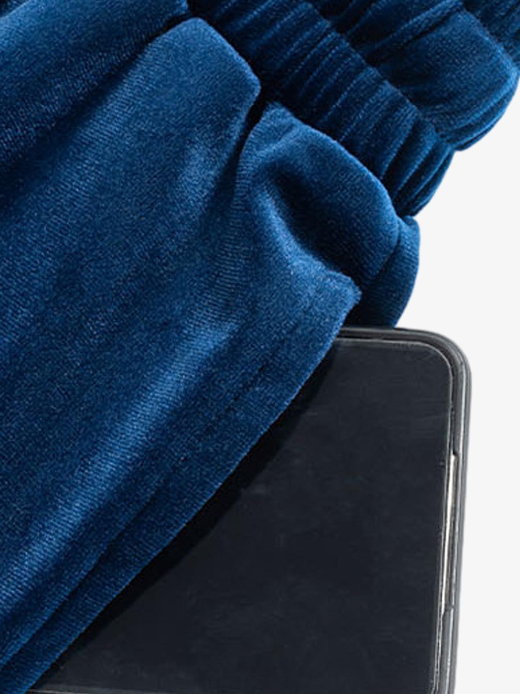 Velour Side Stripe Wide Leg Track Pants