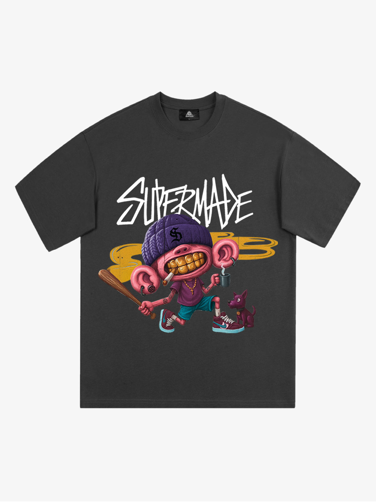 Theprecipice Cartoon Graffiti Trendy Weird Kid T-Shirt
