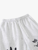Dark Graphic Print Sweatpants
