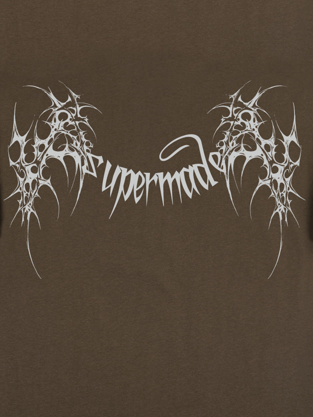 SUPM Gothic Sharp Letter Graphic T-Shirt