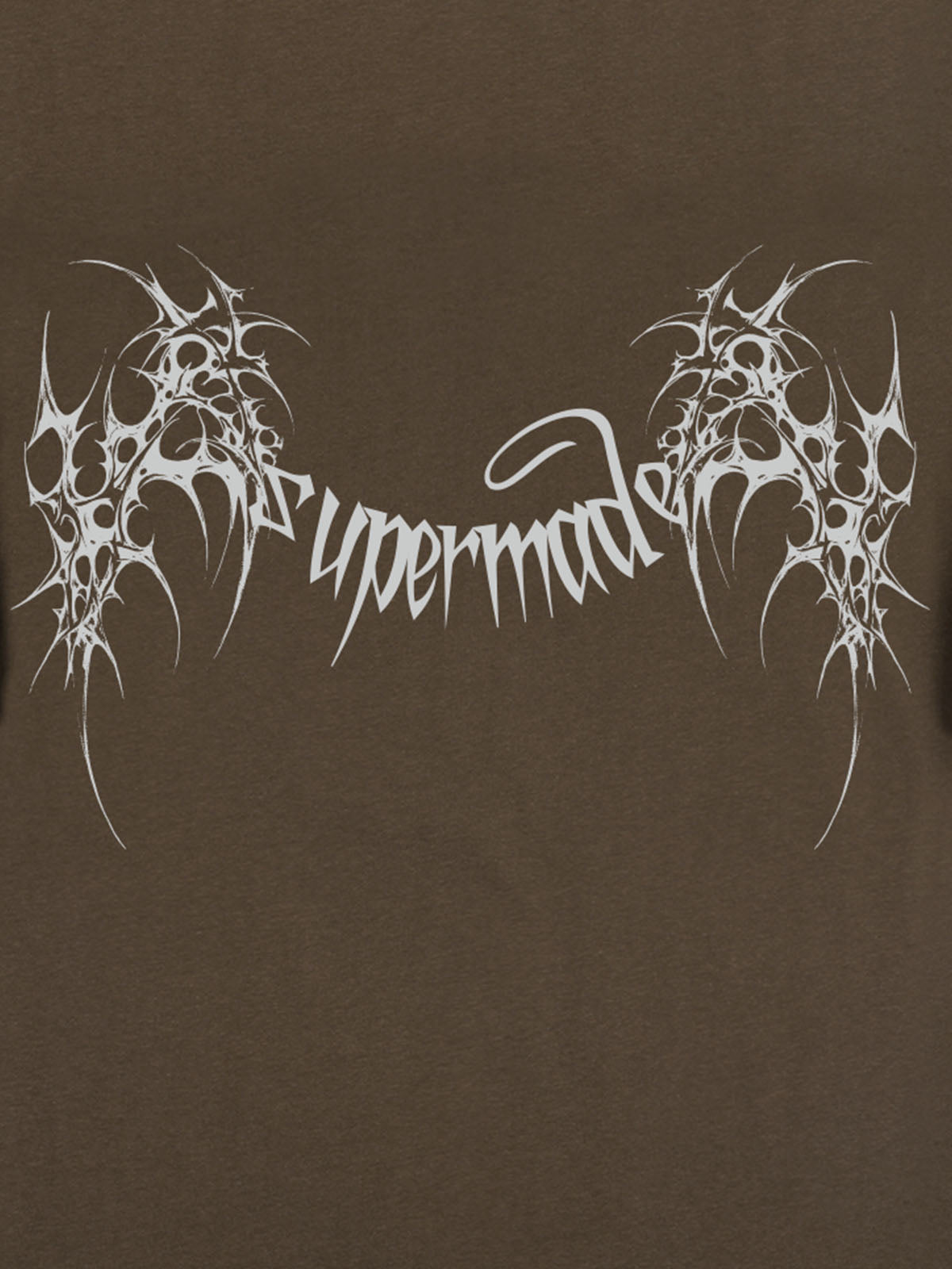SUPM Gothic Sharp Letter Graphic T-Shirt